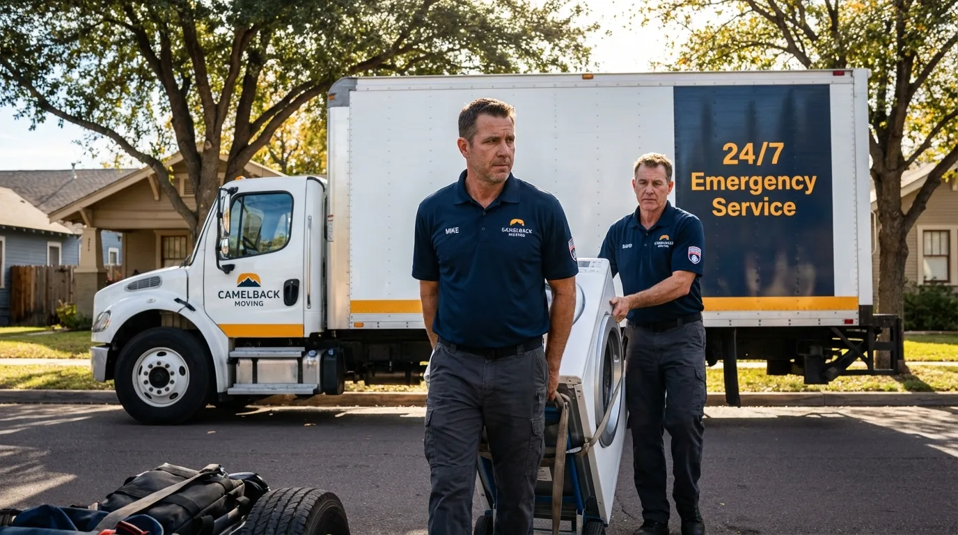 CamelBack Moving crew loading furniture in Long Beach, NY