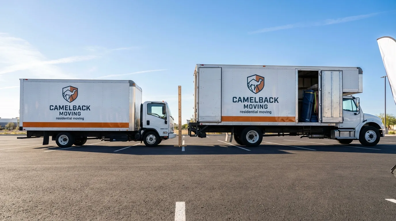 Moving truck size capacity guide in Long Beach